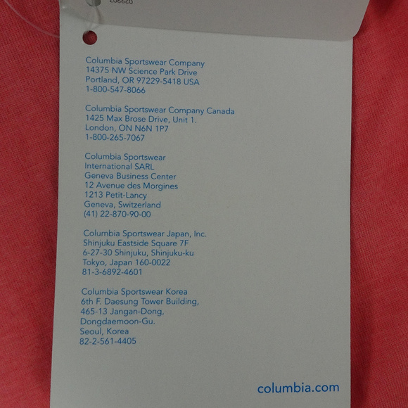 NWT Columbia Salmon Tank Top Size Small NEW - Picture 6 of 8